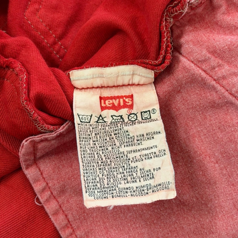 Vintage Levi's Red 501 Jeans - Picture 3 of 8